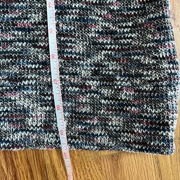 Madewell Pleated Sleeve Crop Sweater, Size Large - Picture 8 of 8